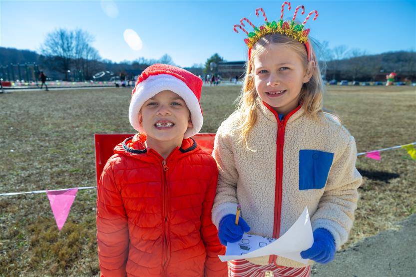 Students enjoy Candy Cane Lane